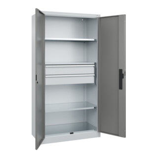 C+P Schwerlastschrank Acurado Pro mit Schubladen 1950 x 1000 x 500 mm