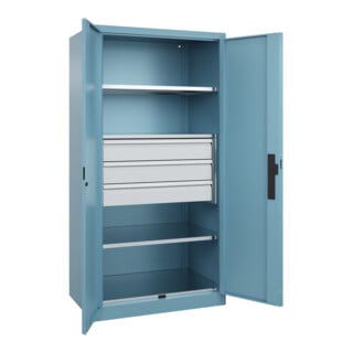 C+P Schwerlastschrank Acurado Pro mit Schubladen 1950 x 1000 x 600 mm