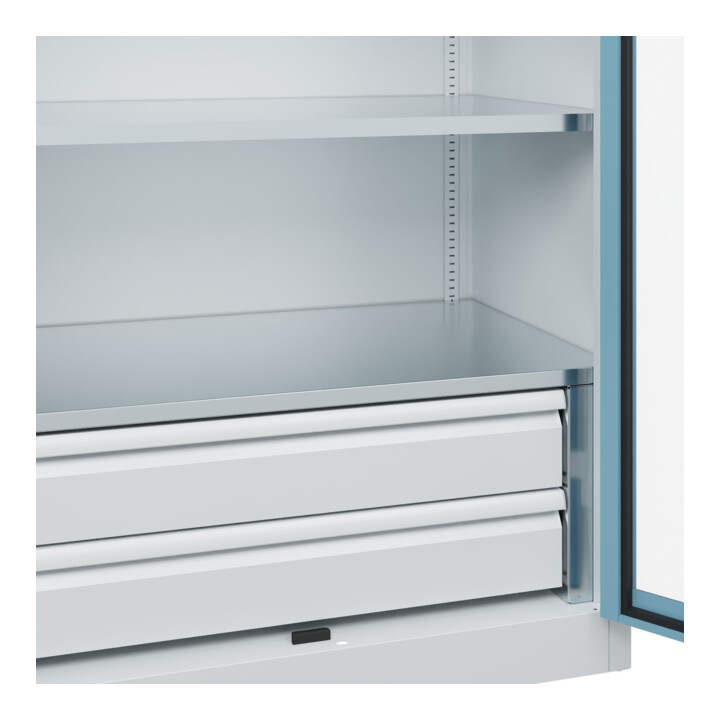 C+P Schwerlastschrank Acurado Pro mit Schubladen 1950 x 1000 x 600 mm
