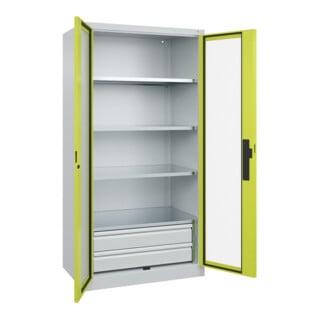C+P Schwerlastschrank Acurado Pro mit Schubladen 1950 x 1000 x 600 mm
