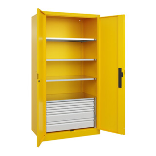 C+P Schwerlastschrank Acurado Pro mit Schubladen 1950 x 1000 x 600mm