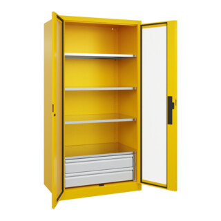 C+P Schwerlastschrank Acurado Pro mit Schubladen 1950 x 1000 x 600mm