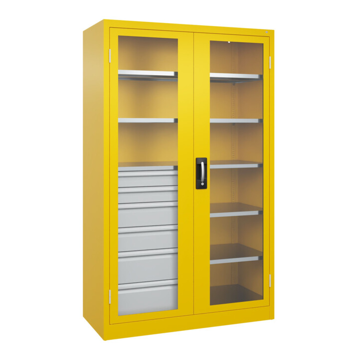 C+P Schwerlastschrank Acurado Pro mit Schubladen 1950 x 1200 x 500mm