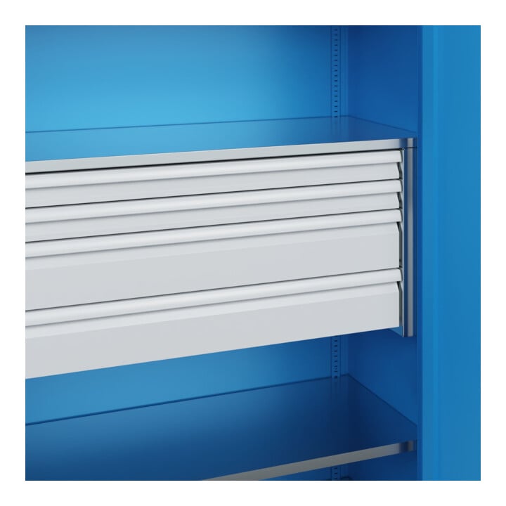 C+P Schwerlastschrank Acurado Pro mit Schubladen 1950 x 1200 x 500mm RAL 5012