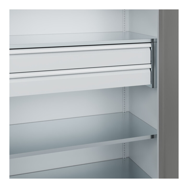 C+P Schwerlastschrank Acurado Pro mit Schubladen 1950 x 1200 x 600 mm