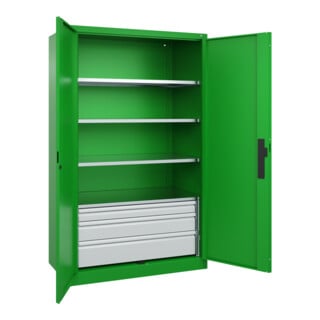 C+P Schwerlastschrank Acurado Pro mit Schubladen 1950 x 1200 x 600 mm