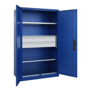 C+P Schwerlastschrank Acurado Pro mit Schubladen 1950 x 1200 x 600mm 5010/5010