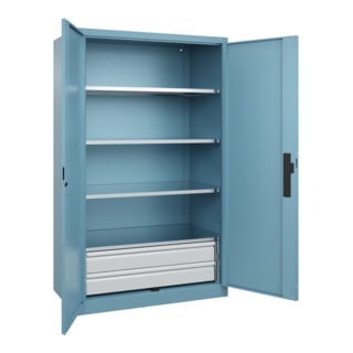C+P Schwerlastschrank Acurado Pro mit Schubladen 1950 x 1200 x 600mm