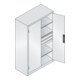 C+P Schwerlastschrank mit Schubladen Acurado, 1950x1200x600mm, 7035/3003-2