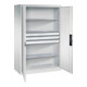 C+P Schwerlastschrank mit Schubladen Acurado, 1950x1200x600mm, 7035/7035-1