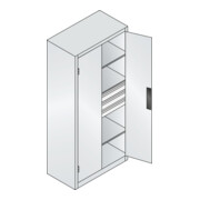 C+P Schwerlastschrank mit Schubladen Acurado, 1950x930x500mm, 7035/5010-4