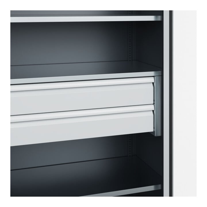 C+P Schwerlastschrank mit Schubladen Acurado Pro 1950 x 1000 x 500 mm 7016/7035