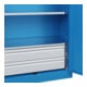 C+P Schwerlastschrank mit Schubladen Acurado Pro 1950 x 1000 x 500 mm blau