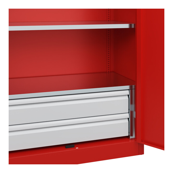 C+P Schwerlastschrank mit Schubladen Acurado Pro 1950 x 1000 x 500mm 3020/3020