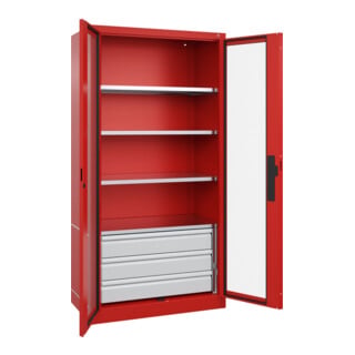 C+P Schwerlastschrank mit Schubladen Acurado Pro 1950 x 1000 x 500mm 3020/3020