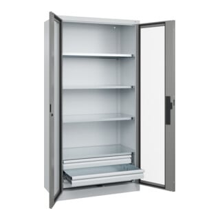 C+P Schwerlastschrank mit Schubladen Acurado Pro 1950 x 1000 x 500mm 7035/0004