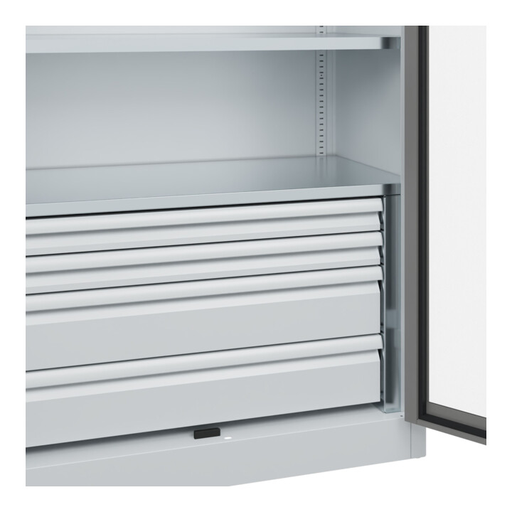 C+P Schwerlastschrank mit Schubladen Acurado Pro 1950 x 1000 x 500mm