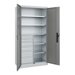 C+P Schwerlastschrank mit Schubladen Acurado Pro 1950 x 1000 x 500mm