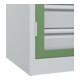 C+P Schwerlastschrank mit Schubladen Acurado Pro 1950 x 1000 x 600 mm 7035/6011