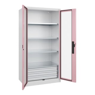 C+P Schwerlastschrank mit Schubladen Acurado Pro 1950 x 1000 x 600mm 9016/3015