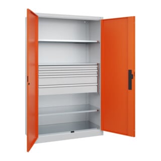 C+P Schwerlastschrank mit Schubladen Acurado Pro 1950 x 1200 x 500 mm 7035/2004