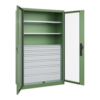 C+P Schwerlastschrank mit Schubladen Acurado Pro 1950 x 1200 x 500 mm