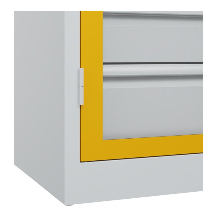 C+P Schwerlastschrank mit Schubladen Acurado Pro 1950 x 1200 x 500mm 7035/1004