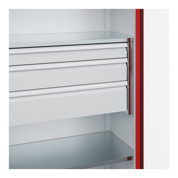 C+P Schwerlastschrank mit Schubladen Acurado Pro 1950 x 1200 x 500mm 7035/3020