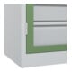 C+P Schwerlastschrank mit Schubladen Acurado Pro 1950 x 1200 x 500mm 7035/6011