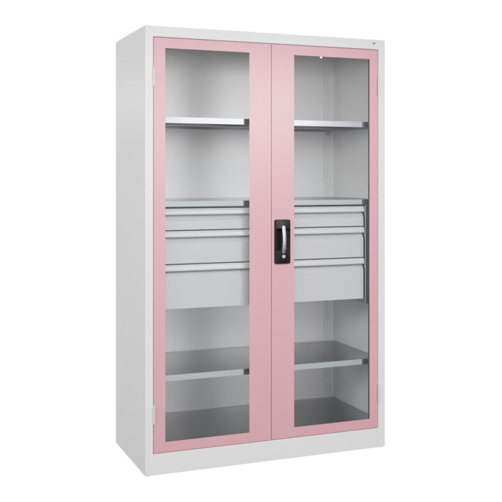 C+P Schwerlastschrank mit Schubladen Acurado Pro 1950 x 1200 x 500mm 9016/3015
