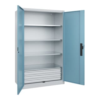 C+P Schwerlastschrank mit Schubladen Acurado Pro 1950 x 1200 x 600 mm