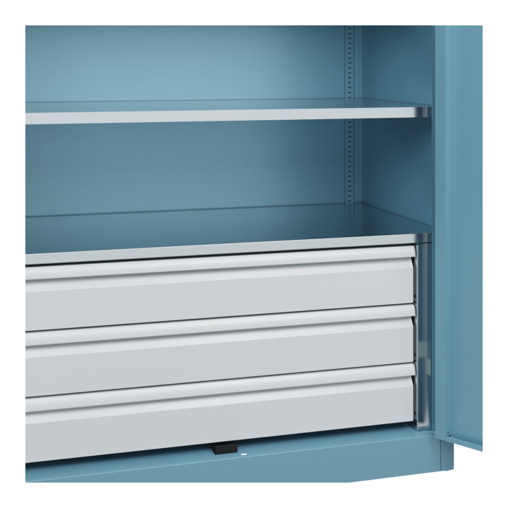 C+P Schwerlastschrank mit Schubladen Acurado Pro 1950 x 1200 x 600mm