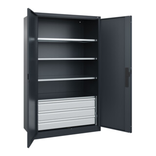 C+P Schwerlastschrank mit Schubladen Acurado Pro 1950 x 1200 x 600mm 7016/7016