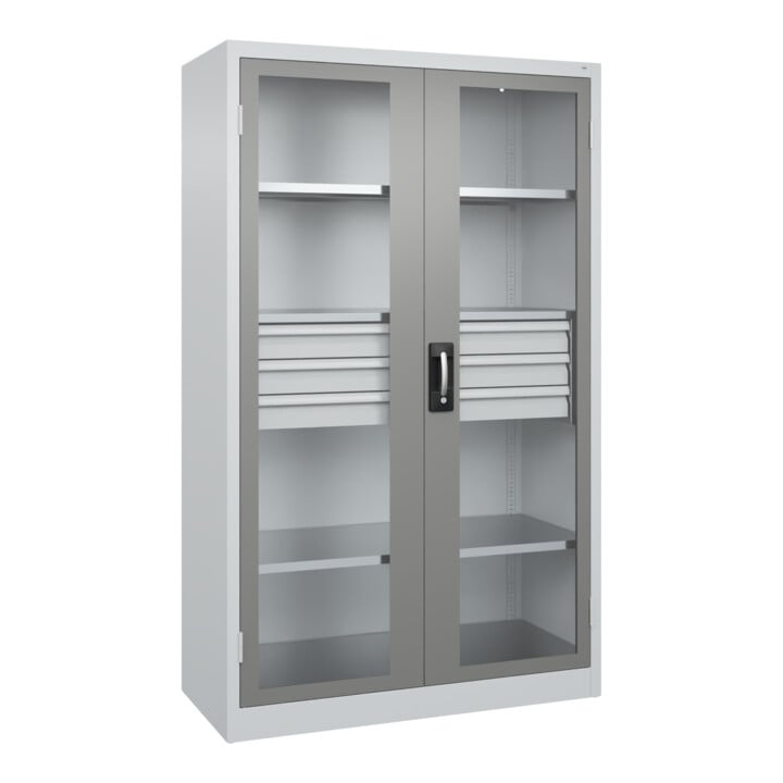 C+P Schwerlastschrank mit Schubladen Acurado Pro 1950 x 1200 x 600mm 7035/0004