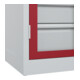 C+P Schwerlastschrank mit Schubladen Acurado Pro 1950 x 1200 x 600mm 7035/3003