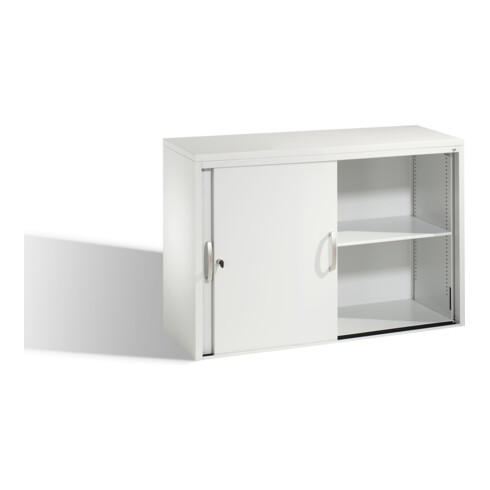 C+P Sideboard mit Schiebetüren Acurado, H720xB1000xT400mm, Front Lichtgrau, Korpus Lichtgrau (5725-00)