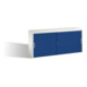 C+P Sideboard mit Schiebetüren Acurado, H720xB1600xT400mm, Front Enzianblau, Korpus Lichtgrau (5724-00)-1