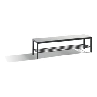 C+P Sitzbank, Basic Plus, H401xB1500xT353mm, Gestell Schwarzgrau