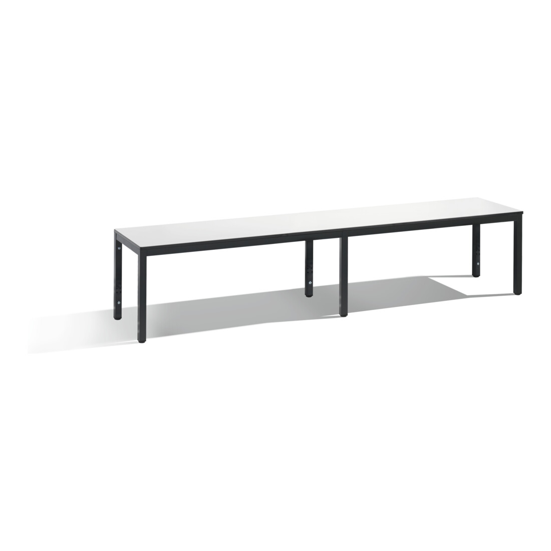 C+P Sitzbank, Basic Plus, H401xB1960xT353mm, Gestell Schwarzgrau