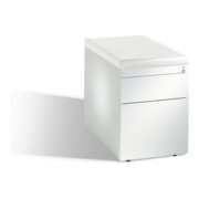 C+P Sitzcontainer Asisto M/3/6 mit Hängerahmen Front Reinweiß Korpus Reinweiß-1