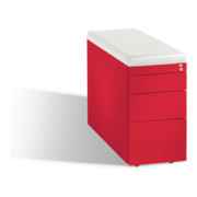 C+P Sitzcontainer Asisto Small M/2/3/4, H570xB330xT800mm Himbeerrot-1