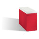 C+P Sitzcontainer Asisto Small M/3/6 mit Hängerahmen, H570xB330xT800mm Himbeerrot