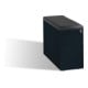 C+P Sitzcontainer Asisto Small M/3/6 mit Hängerahmen, H570xB330xT800mm Schwarzgrau-1