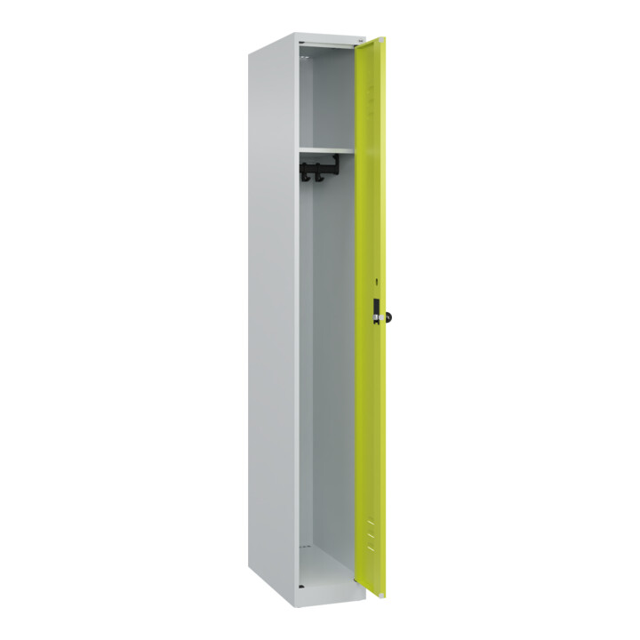 C+P Spind Classic PLUS, 1 Abteil, 1850x250x500mm, 7035/0024 Verschluss Sicherheits-Drehriegel