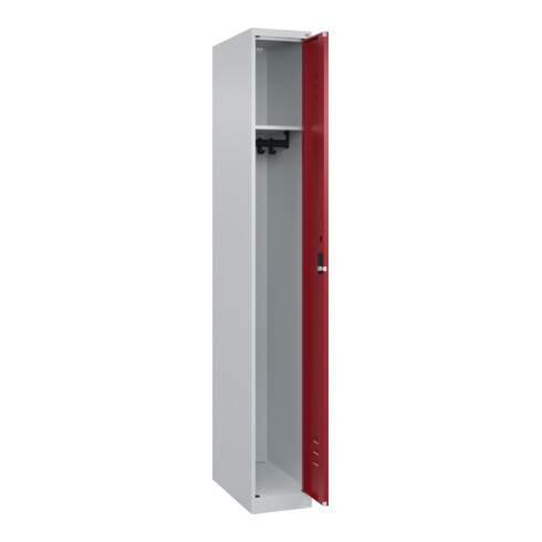 C+P Spind Classic PLUS, 1 Abteil, 1850x250x500mm, 7035/3003 Verschluss Zylinderschloss
