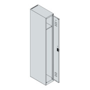 C+P Spind Classic PLUS, 1 Abteil, 1850x250x500mm, 7035/6011 Verschluss Sicherheits-Drehriegel-4