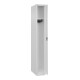 C+P Spind Classic PLUS, 1 Abteil, 1850x250x500mm, 9016/9016 Verschluss Zylinderschloss-5