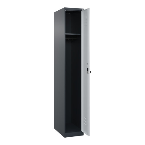 C+P Spind Classic PLUS, 1 Abteil, 1850x300x500mm, 7016/7035 Verschluss Sicherheits-Drehriegel