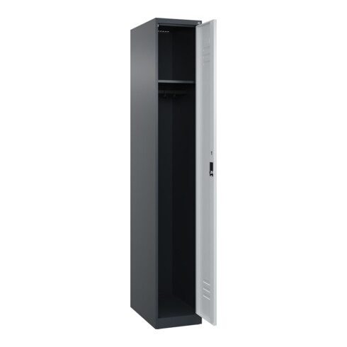 C+P Spind Classic PLUS, 1 Abteil, 1850x300x500mm, 7016/7035 Verschluss Zylinderschloss