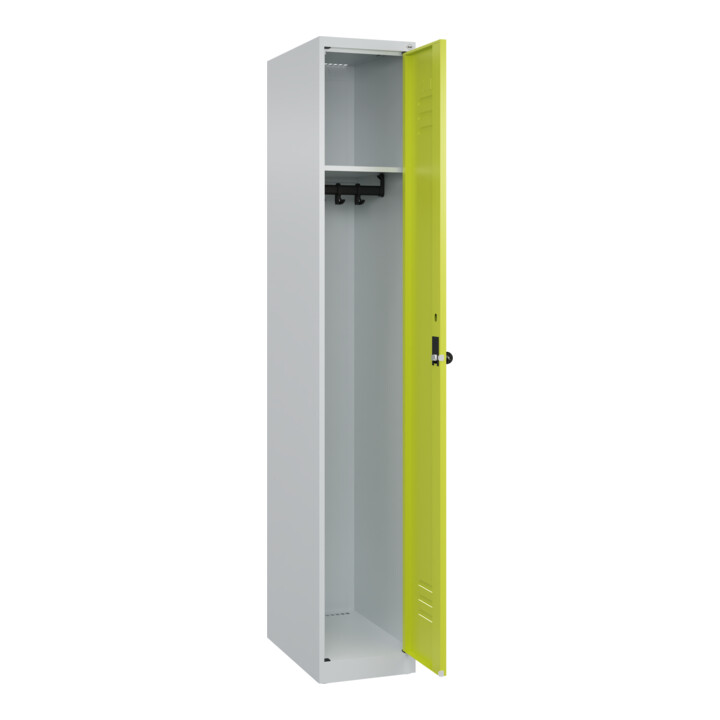 C+P Spind Classic PLUS, 1 Abteil, 1850x300x500mm, 7035/0024 Verschluss Sicherheits-Drehriegel